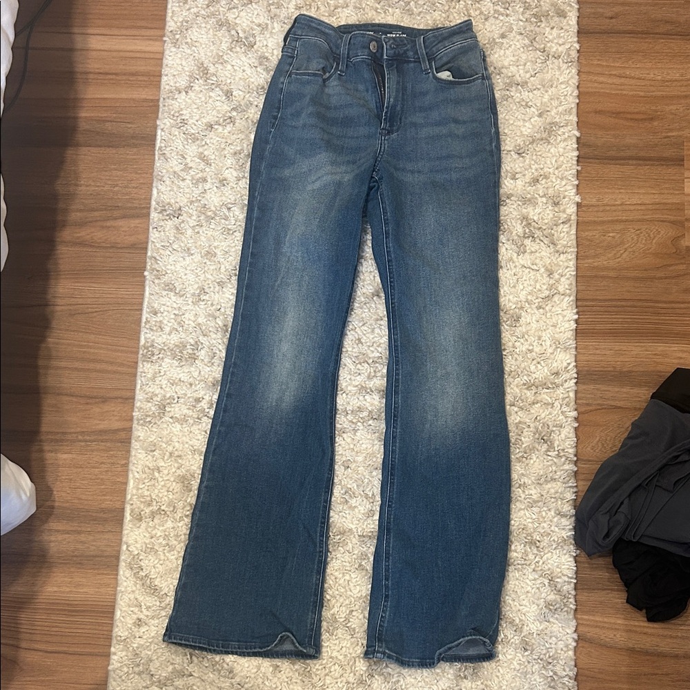 Old Navy Blue Flare Women's Jeans